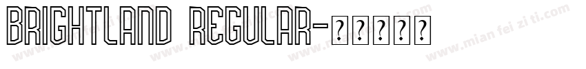 Brightland Regular字体转换
